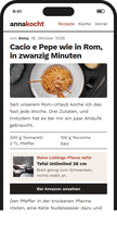 Mobile-Beispiel Kitchen & Food
