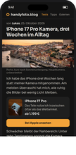Mobile-Beispiel Tech & Gadgets